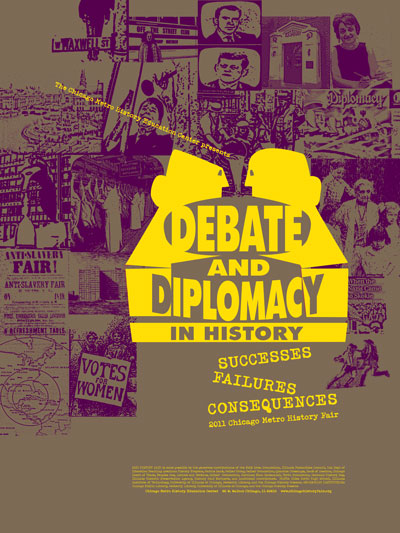 debate evolution poster yellow 2011