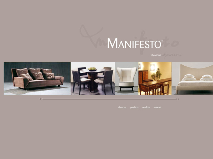 manifesto showroom